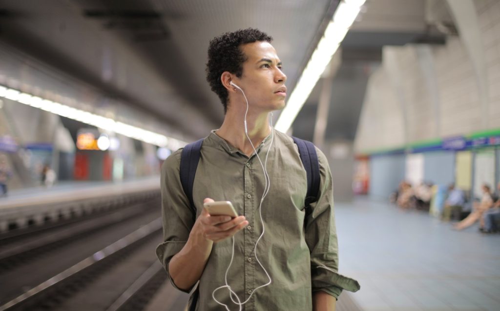 Man at airport